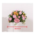 Artificial Rose Flower Centerpiece (45 cm)