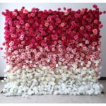 Pink White Floral Wall