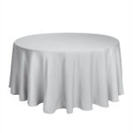 Round Linen (Light Gray)